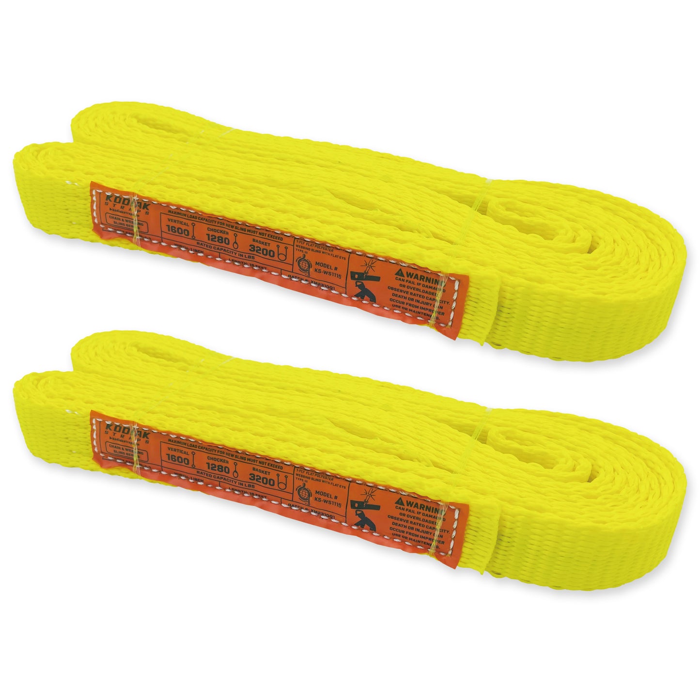 1-Ply 1 Inch Heavy Duty Webbing Slings