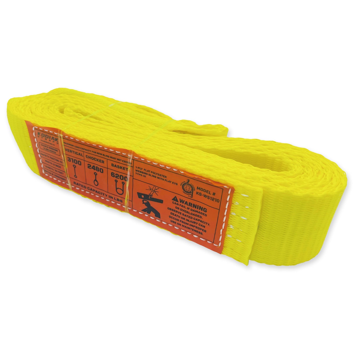 1-Ply 2 Inch Heavy Duty Webbing Slings