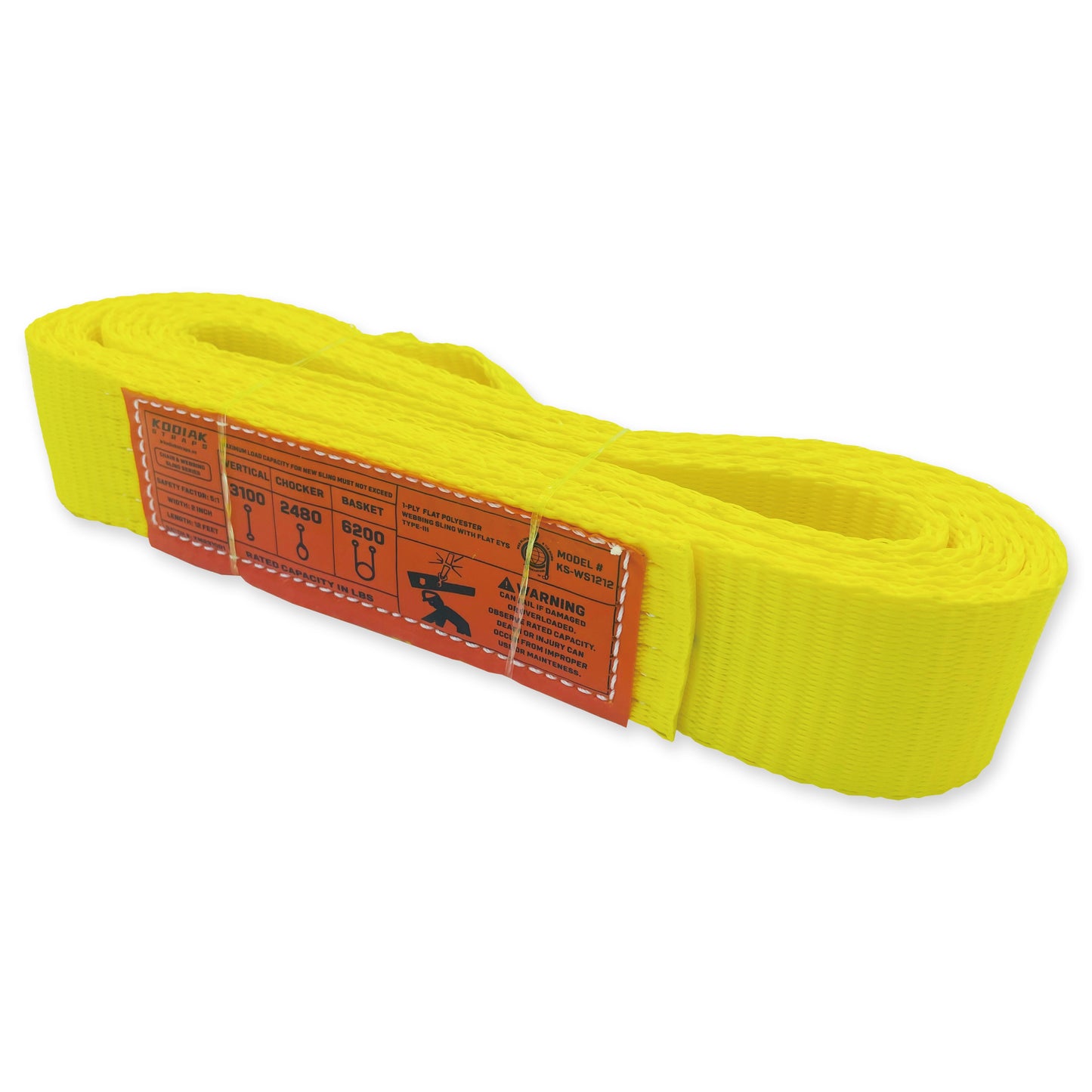 1-Ply 2 Inch Heavy Duty Webbing Slings