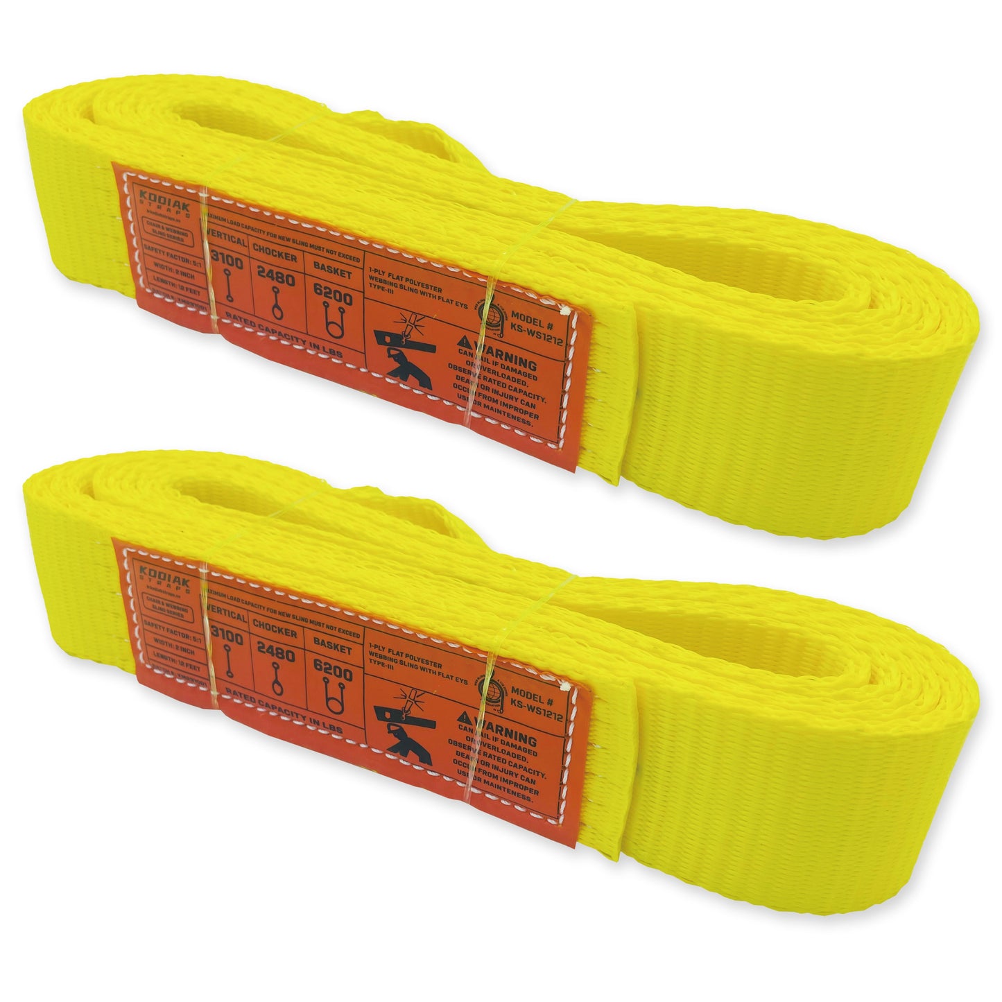 1-Ply 2 Inch Heavy Duty Webbing Slings