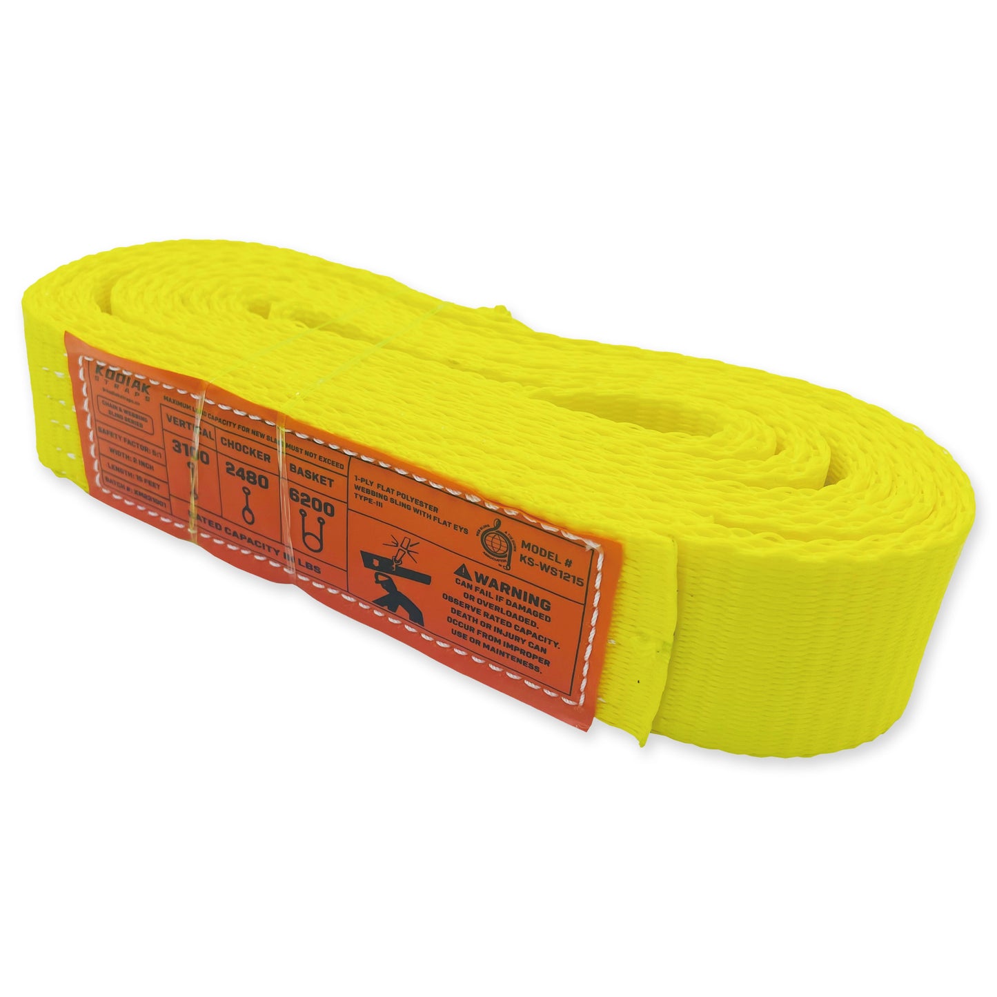 1-Ply 2 Inch Heavy Duty Webbing Slings