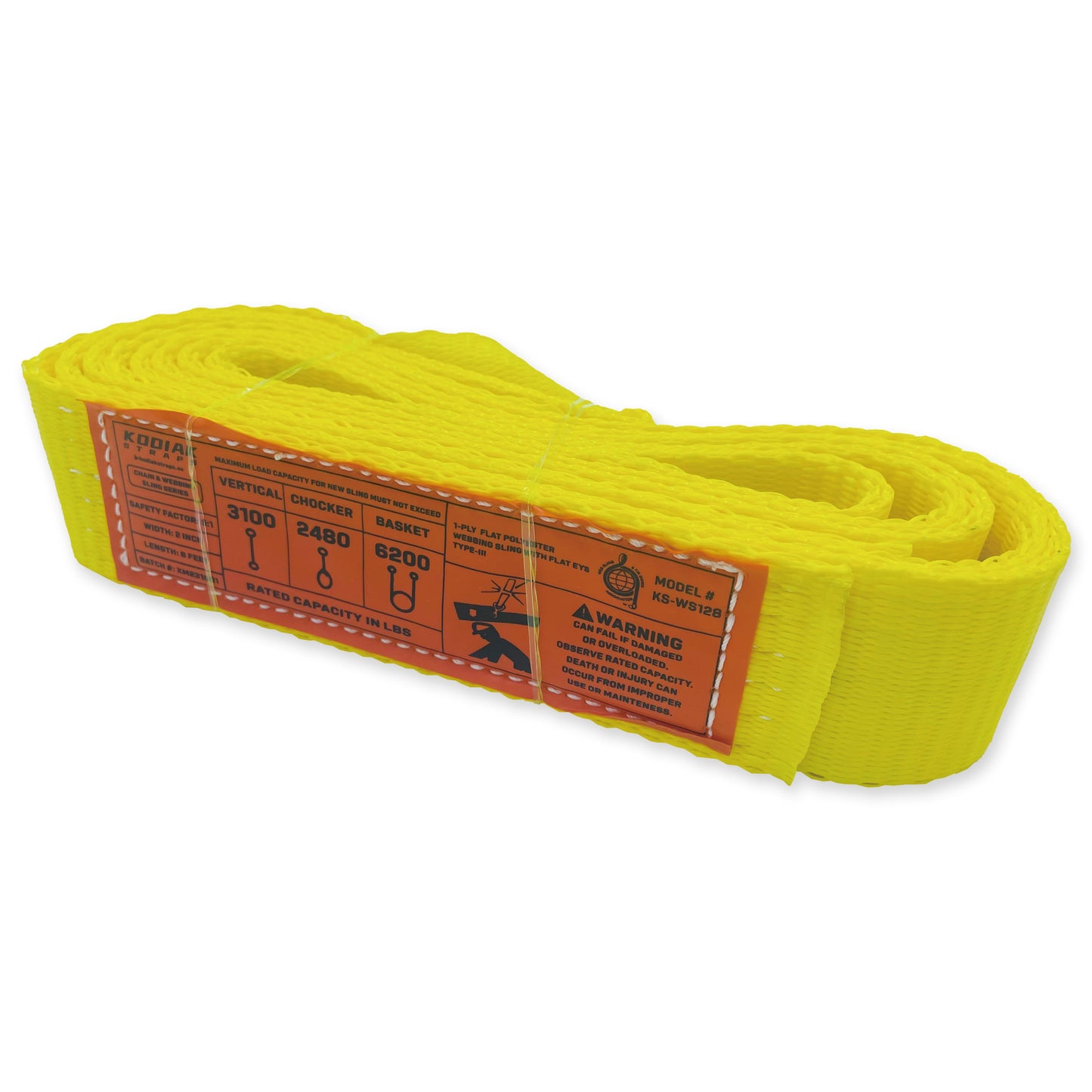 1-Ply 2 Inch Heavy Duty Webbing Slings