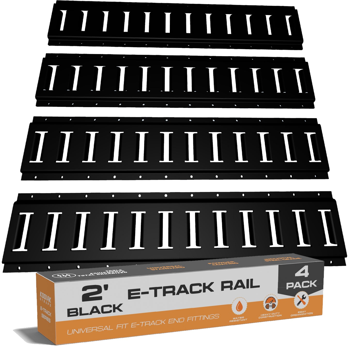 E Track Rail - 2 feet 2 Pack