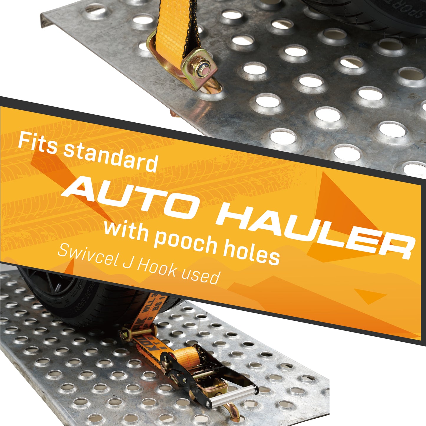 Auto Hauler Tie Down Kit - 4Pack