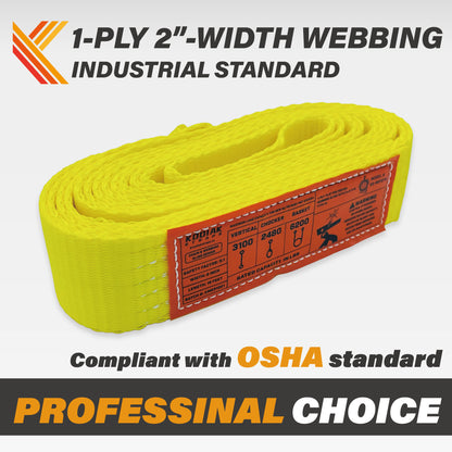 1-Ply 1 Inch Heavy Duty Webbing Slings
