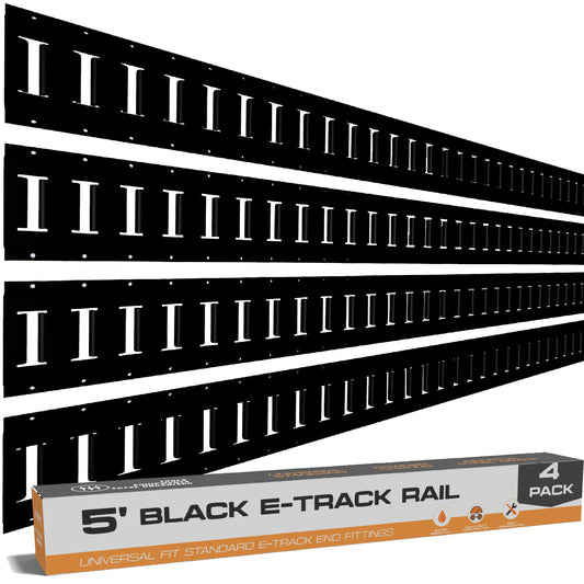 E Track Rail - 5 feet 4 Pack