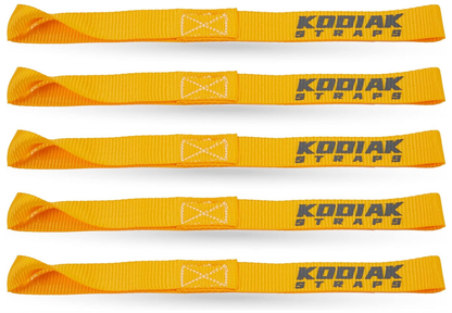 1" x 12" Soft Loop Tie Down Straps- 6 Pack
